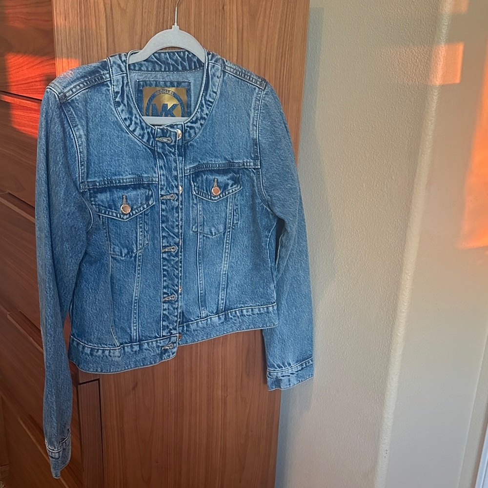 Michael Kors Blue Jean Jacket